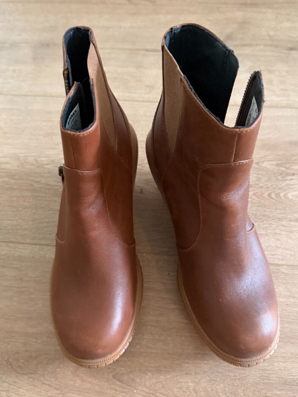 Sorel Brown Waterproof Wedge Bootie